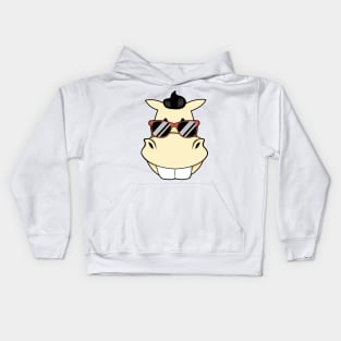 Horse with Sunglasses Kids Hoodie